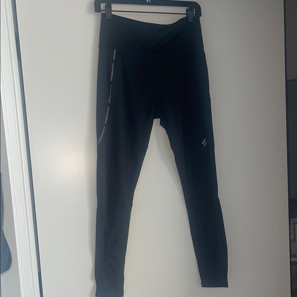 Superdry Sport Black Athletic Leggings